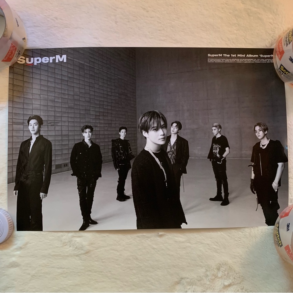 OFFICIAL SuperM The First Mini Album “SuperM” Poster